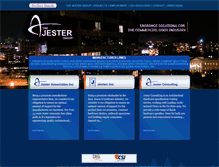 Tablet Screenshot of jesterassoc.com